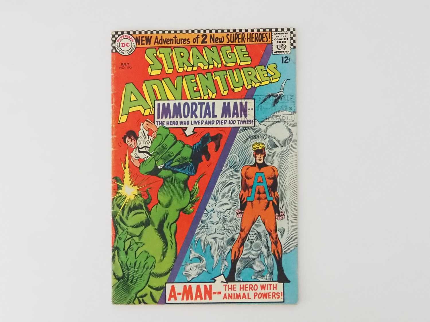 Lot 386 - STRANGE ADVENTURES #190 (1966 - DC) - The...