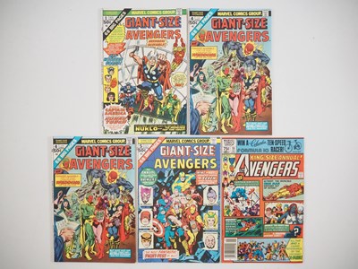 Lot 254 - GIANT-SIZE AVENGERS #1, 4, 4, 5 + AVENGERS...