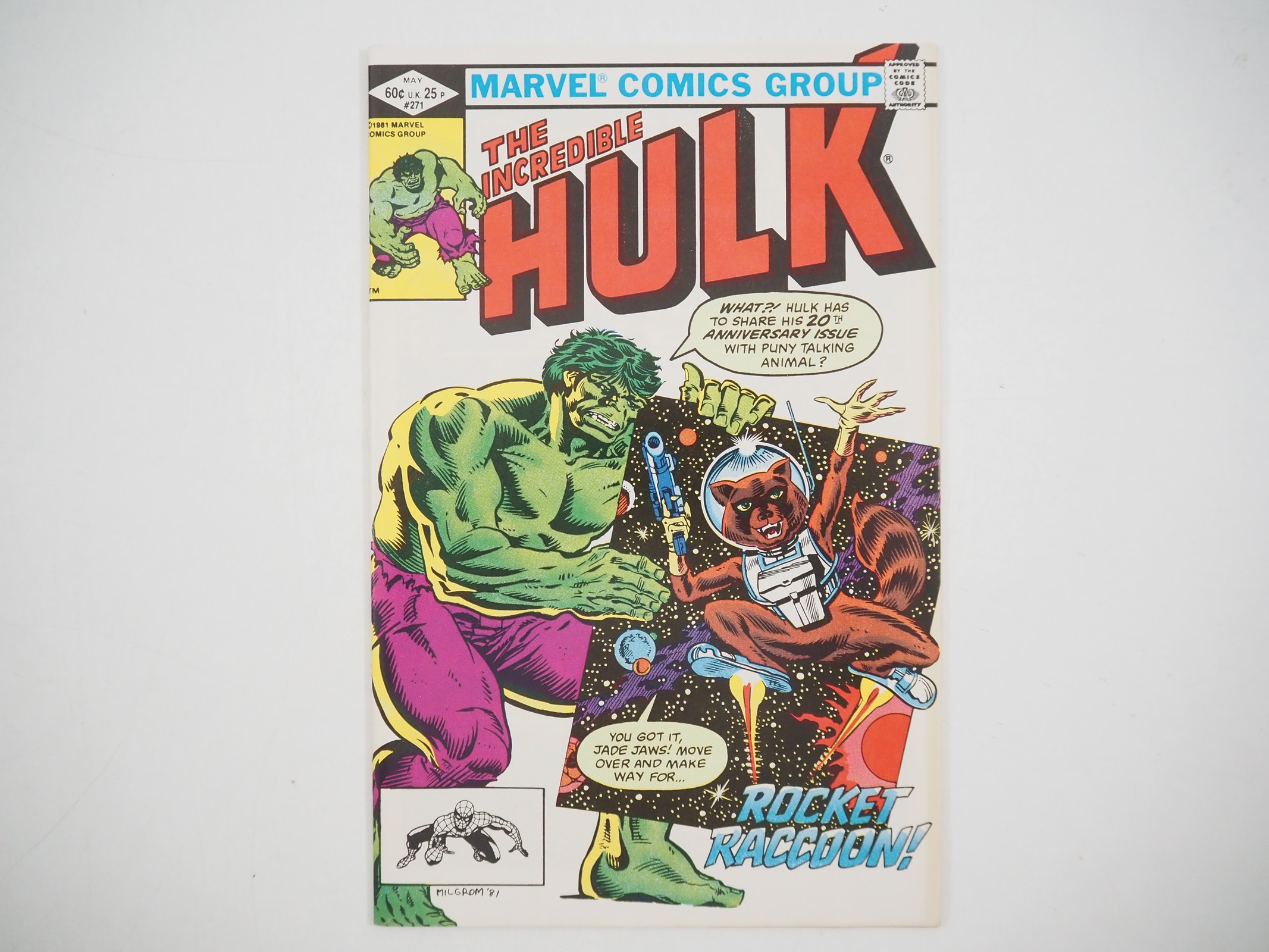 Hulk 271 - first shops Rocket Raccoon appearance