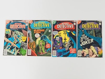 Lot 375 - DETECTIVE COMICS #475, 476, 477, 478 (4 in...