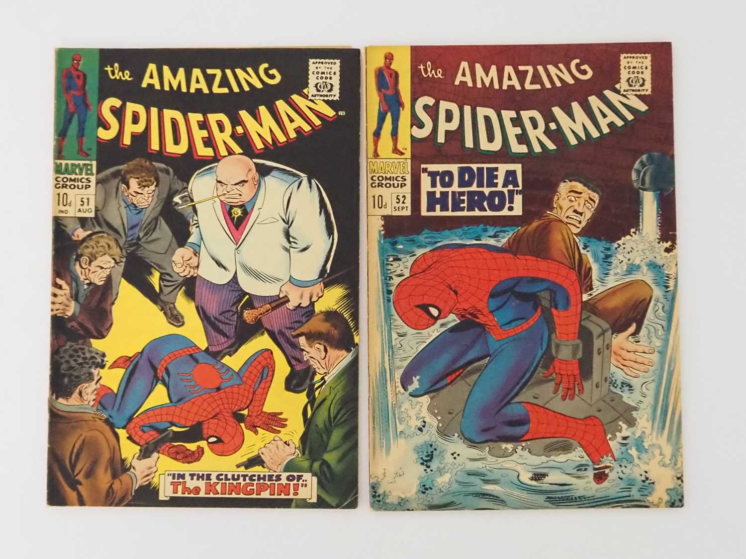 Lot 434 - AMAZING SPIDER-MAN #51 & 52 (2 in Lot) - (1967...