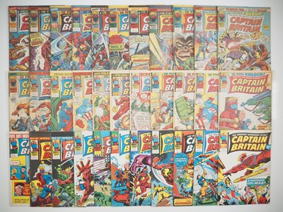 Lot 52 - CAPTAIN BRITAIN #1 to 10, 12 to 26, 29, 31, 32,...