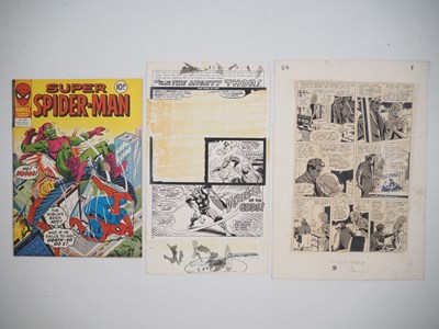 Lot 197 - MARVEL UK ACTUAL COLOURED ARTWORK BOARD (used...