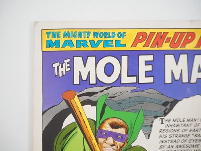Lot 199 - MOLE MAN PIN-UP PAGE - ACTUAL COLOURED ARTWORK...