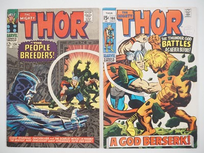 Lot 491 - THOR #134 & 166 (2 in Lot) - (1966/1969 -...