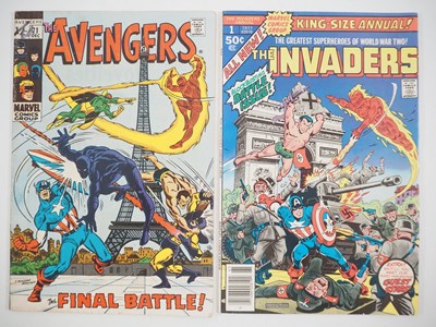 Lot 22 - AVENGERS #71 + INVADERS KING-SIZE ANNUAL #1 (2...