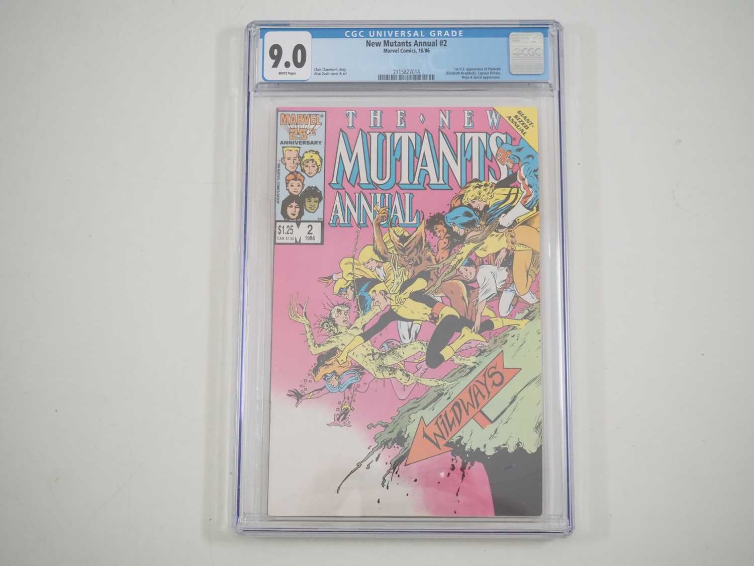 Lot 58 - NEW MUTANTS ANNUAL #2 - (1986 - MARVEL) -...