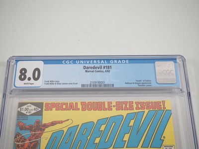 Lot 289 - DAREDEVIL #181 (1982 - MARVEL) - GRADED 8.0...