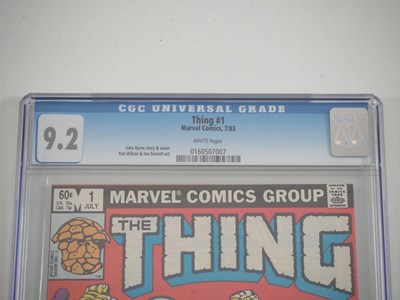 Lot 296 - THE THING #1 (1983 - MARVEL) - GRADED 9.2...