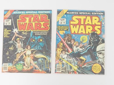 Lot 322 - STAR WARS: MARVEL TREASURY EDITIONS #1 & 2 (2...