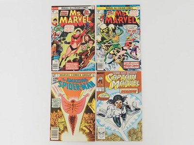 Lot 425 - CAPTAIN/MS. MARVEL LOT (4 in Lot) - (1977/1989...