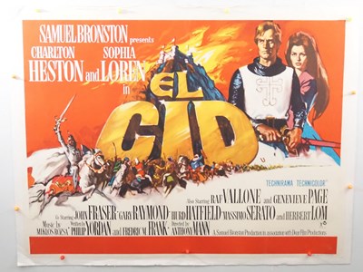 Lot 6 - EL CID (1961) A large quantity of film posters...