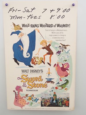 Lot 57 - WALT DISNEY: A pair of US Insert movie posters...