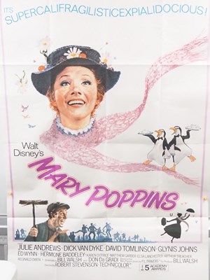 Lot 63 - WALT DISNEY: MARY POPPINS (1964) - A 60" x 40"...