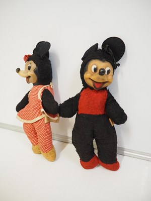 Lot 64 - WALT DISNEY: MICKEY and MINNIE MOUSE 1950s...