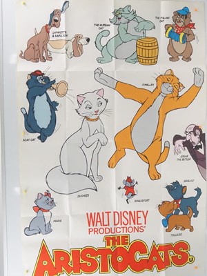 Lot 72 - WALT DISNEY: THE ARISTOCATS (1980 re-release)...