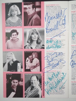 Lot 82 - A group of approximately 50 signed theatre...
