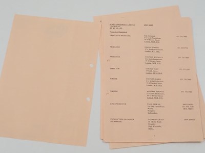 Lot 86 - BACKBEAT (1994) - A group of memorabilia items...
