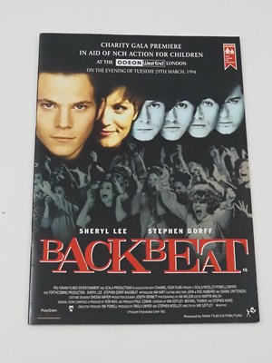 Lot 86 - BACKBEAT (1994) - A group of memorabilia items...