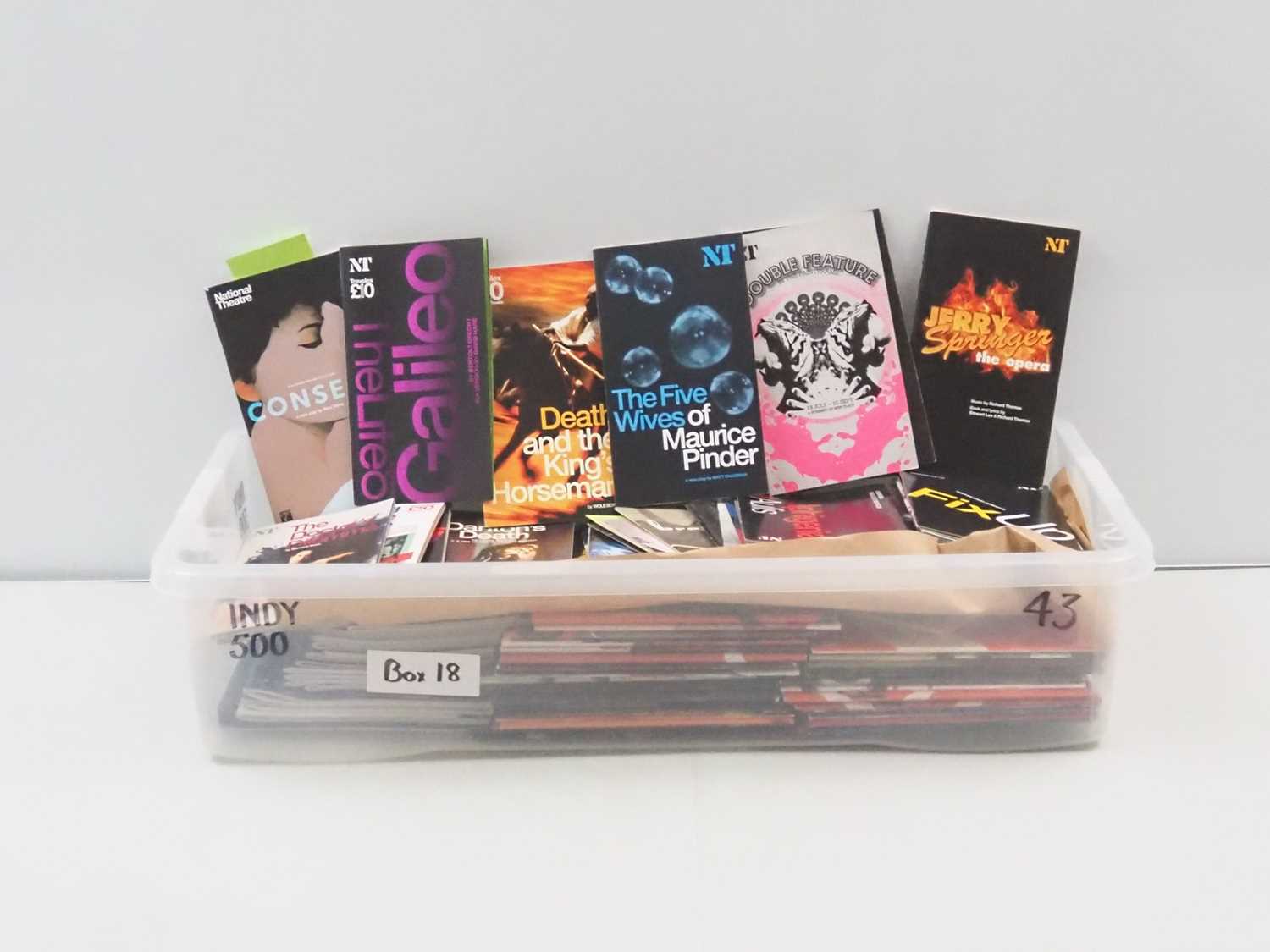 Lot 88 - Circa 150 theatre programmes mostly from the...