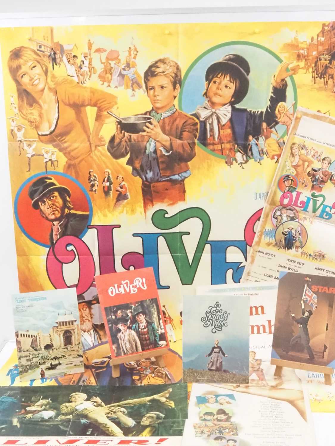 Lot 94 - MUSICAL FILMS: A group of posters and souvenir...