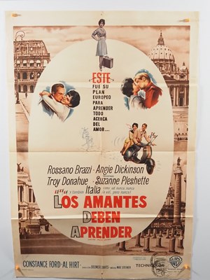 Lot 116 - ROMANCE: A group of film memorabilia items for...