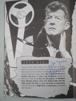 Lot 131 - A group of 55 signed theatre programmes, most...