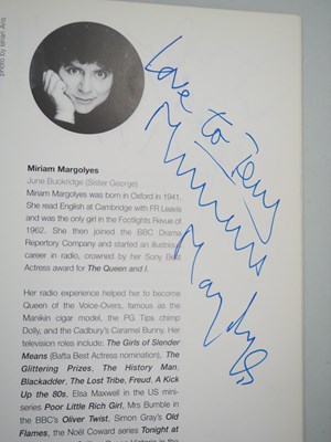 Lot 131 - A group of 55 signed theatre programmes, most...