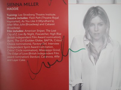 Lot 131 - A group of 55 signed theatre programmes, most...