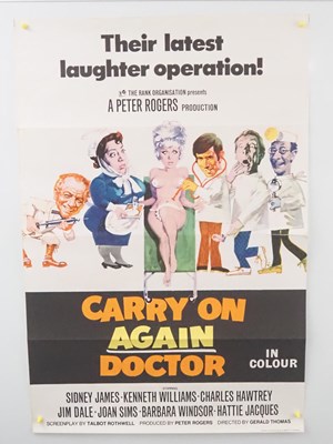 Lot 135 - CARRY ON AGAIN DOCTOR (1969) - UK one sheet...