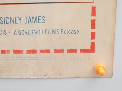 Lot 137 - CARRY ON CONSTABLE (1960) US half sheet - rolled