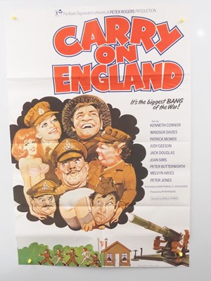 Lot 139 - CARRY ON ENGLAND (1976) - UK one sheet film...