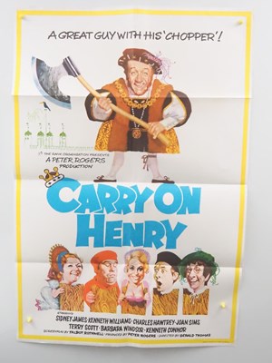 Lot 142 - CARRY ON HENRY (1971) - UK one sheet film...