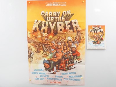 Lot 145 - CARRY ON UP THE KHYBER (1968) - UK One Sheet...