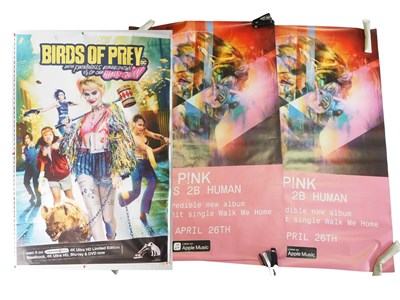 Lot 161 - A group of 60" x 40" film posters comprising:...