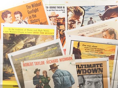 Lot 195 - A group of folded US one sheet Western movie...