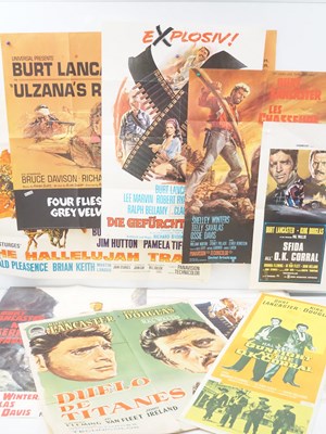 Lot 199 - A group of Burt Lancaster Western movie...