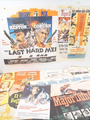 Lot 200 - A group of Charlton Heston Western movie...