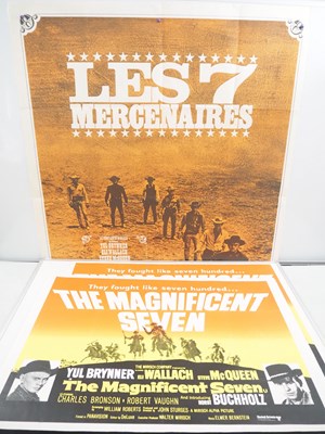 Lot 219 - MAGNIFICENT SEVEN - 1970s re-release - UK Quad...