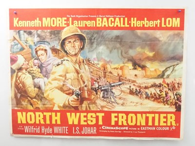 Lot 222 - NORTH WEST FRONTIER (1959) UK Quad film poster...