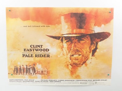 Lot 224 - PALE RIDER (1985) UK Quad film poster -...