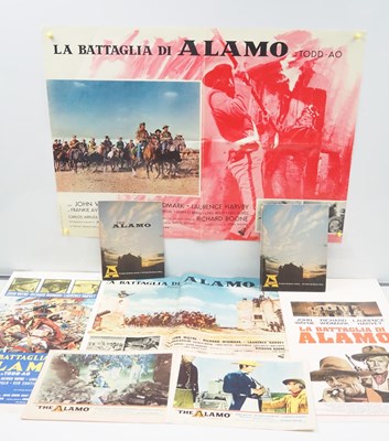 Lot 226 - THE ALAMO (1960) - A pair of Italian film...