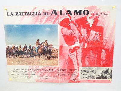 Lot 226 - THE ALAMO (1960) - A pair of Italian film...
