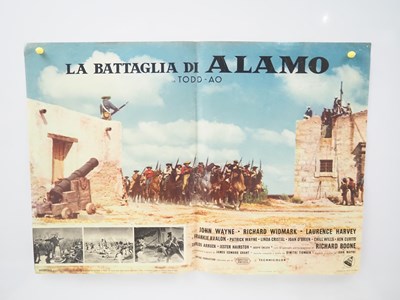 Lot 226 - THE ALAMO (1960) - A pair of Italian film...