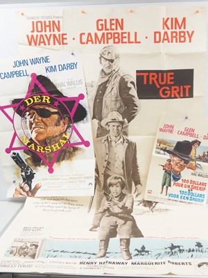 Lot 230 - TRUE GRIT (1969) A selection of three movie...