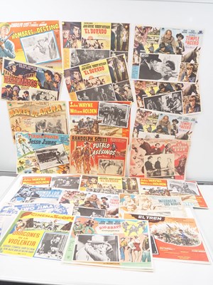 Lot 233 - WESTERNS: A group of original Mexican lobby...