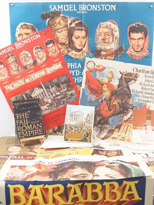 Lot 248 - A small group of Roman genre film memorabilia...