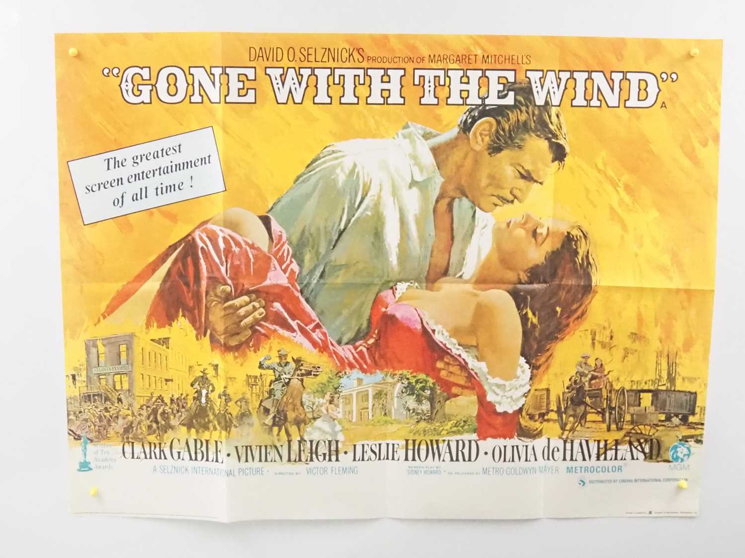 Lot 254 - GONE WITH THE WIND (1939 - 1969 re-release) A...