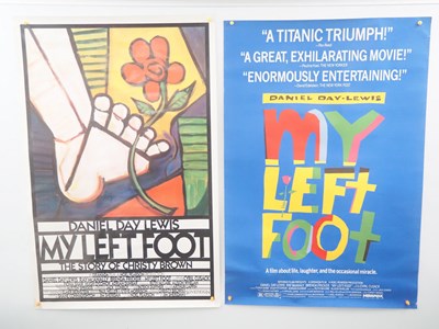 Lot 258 - MY LEFT FOOT (1983) A pair of original release...