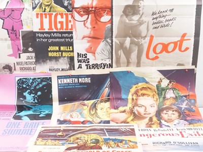 Lot 265 - A group of vintage one sheet film posters...